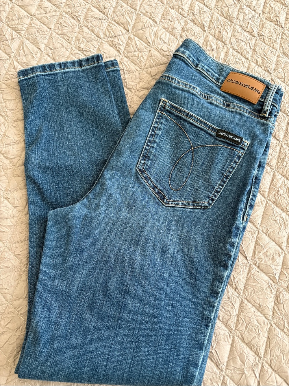 Calvin Klein Jeans Medium Wash Denim Pants